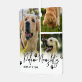 ペットのいけなクおもしろいラスを定義 メタルオーナメント (正面左)