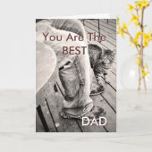 「ペットのお父さんの日」猫の写真を撮ったSamson カード (黄色い花)