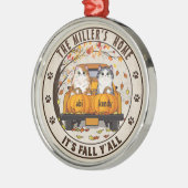 ペットのかわいいパーソナライズされたハウスギフト愛犬家 メタルオーナメント (左)