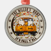 ペットのかわいいパーソナライズされたハウスギフト愛犬家 メタルオーナメント (正面)