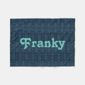 ペットのために フリースブランケット (正面(横))