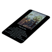 ペットのためのアッシジ祈りの言葉の編集可能な聖フランシス マグネット (左側)