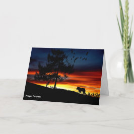 ペットのためのアッシジ祈りの言葉の聖フランシス – Dog カード