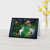 ペットのためのペット損失の悔やみや弔慰カード カード (黄色い花)