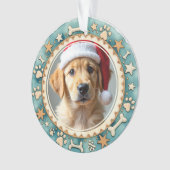 ペットのはじめてのクリスマス 両面 オーナメント (正面)
