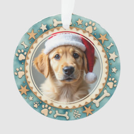 ペットのはじめてのクリスマス 両面 オーナメント