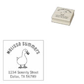ペットのアヒルのガチョウのアドレス2 ラバースタンプ (押印)