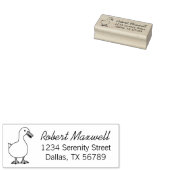 ペットのアヒルのガチョウの住所2 ラバースタンプ (押印)