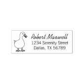 ペットのアヒルのガチョウの住所2 ラバースタンプ (インプリント)