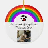 ペットのオーナメント セラミックオーナメント (裏面)