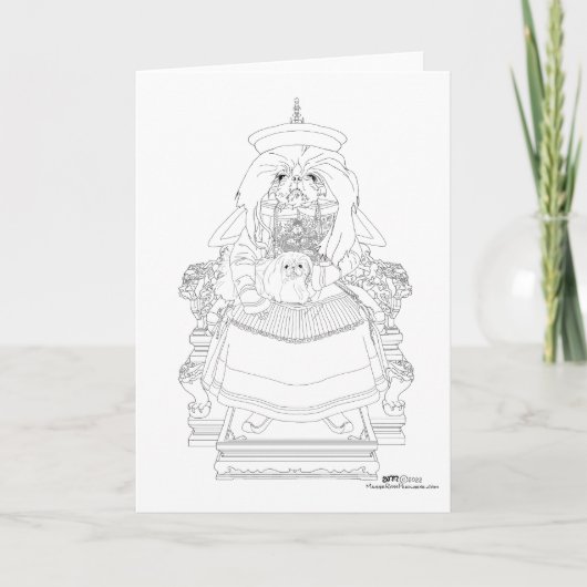 ペットのカードで天空の人 カード (正面)