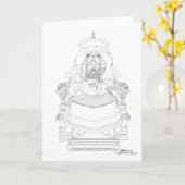 ペットのカードで天空の人 カード (黄色い花)