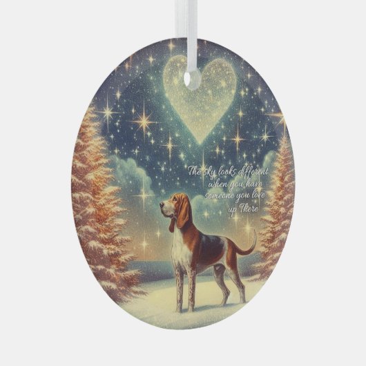 ペットのクリスマスガラスオーナメント ガラスオーナメント (正面右)