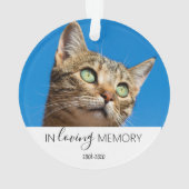 ペットのクリスマスツリーの猫の犬の手の写真 オーナメント (裏面)