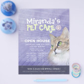 ペットのケア・グルーミングサロン ペットのビューティサロン オープンハウス チラシ (シングル)