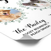 ペットのシグネチャーカクテル ウェディング 3枚の写真 ドリンクバー ポスター (角)