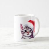 ペットのシンプルタイポグラフィモダン名クール2枚の写真 コーヒーマグカップ (正面右)