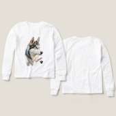ペットのシンプルモダンなクールなタイポグラフィの名前 (デザイン 正面＆背面)
