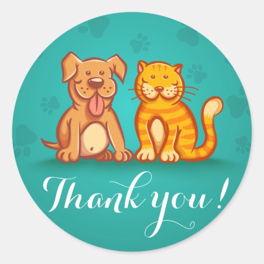 ペットのシール ラウンドシール (正面)