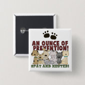 ペットのスペとニューターのボタン 缶バッジ (正面&裏面)