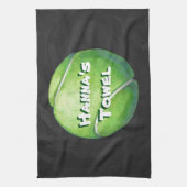 ペットのテニスボール キッチンタオル (縦)