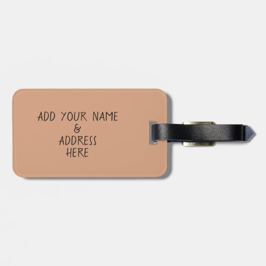 ペットのパグ写真旅行の荷物タグを追加 ラゲッジタグ (裏面横)