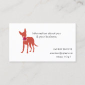 ペットのパレード魚ねこ犬ペットケアアポイントメント 予約カード (裏面)