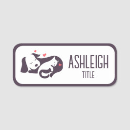 ペットのビジネス名タグ 名札