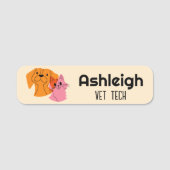 ペットのビジネス名タグ 名札 (正面)