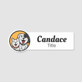 ペットのビジネス名タグ 名札