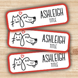 ペットのビジネス名タグ 名札