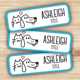 ペットのビジネス名タグ 名札