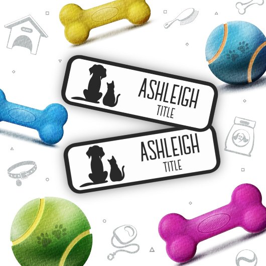 ペットのビジネス名タグ 名札