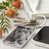 ペットのフォトキーチェカスタムーンの追加 キーホルダー (正面右)