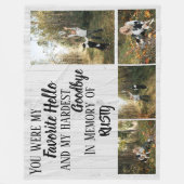 ペットのフリースブランケット フリースブランケット (正面)