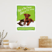 ペットのポスターを採用する ポスター (キッチン)