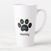 ペットのポードッグ/猫が愛するママラテマグ カフェラテマグ (右)