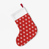 ペットのポーパーソナライズされたトの名前と写真 スモールクリスマスストッキング (裏面 (吊り時))