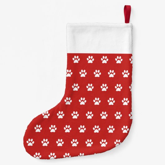 ペットのポーパーソナライズされたトの名前と写真 スモールクリスマスストッキング (裏面)