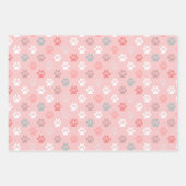 ペットのポープリントを目的とする ラッピングペーパーシート (正面)