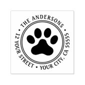 ペットのポープリント差出人住所 セルフインキングスタンプ (デザイン)