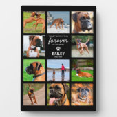 ペットのメモリアルギフト | 愛する記憶の写真 フォトプラーク (正面)