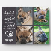 ペットのメモリアルロス引用文素朴- Photo Collage フォトプラーク (正面)