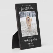 ペットのメモリアル損失の悔やみや弔慰写真 フォトプラーク (側面)