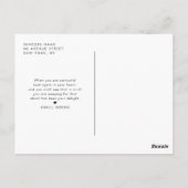 ペットのメモリアル フォト ありがとうカード ポストカード (裏面)