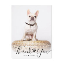 ペットのメモリアル フォト ありがとうカード