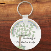 ペットのメモリアル、ペットの損失悔やみや弔慰キーチェーンウェイティング キーホルダー (正面)