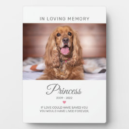 ペットのメモリアル　想い出の名言　写真付き フォトプラーク