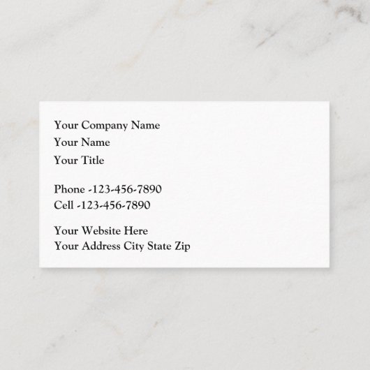 ペットのモダン世話 名刺 (裏面)