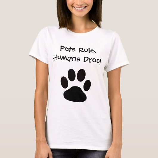 ペットのルールシャツ Tシャツ (正面)